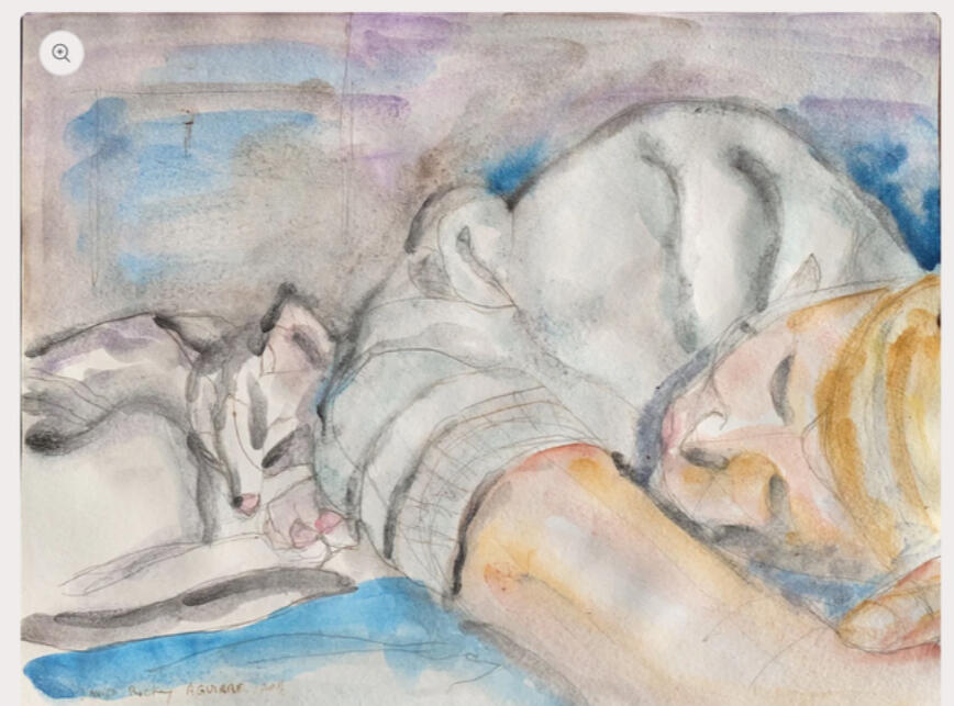Girl with Cat